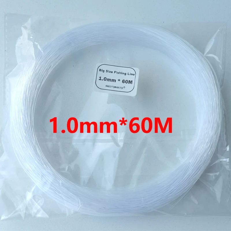 1,0/1,2/1,4/1,6/1,8/2,0/2,2/2,5mm Extra Dicke Angelschnur Große Größe Nylon Transparent Monofilament Meer Boot Angelschnur Pesca – Detail 11