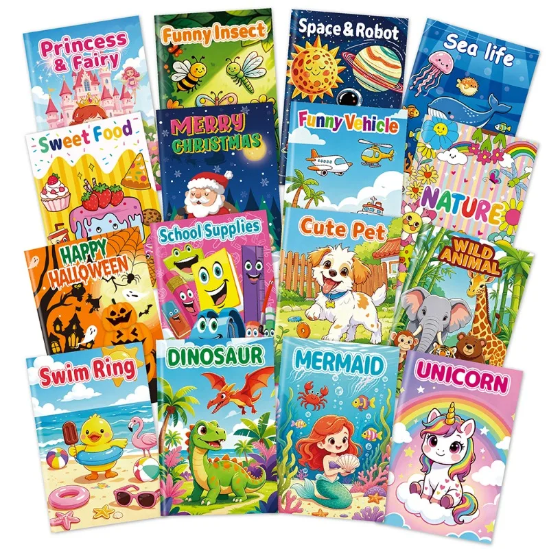 New coloring book single coloring book 12 pages children cartoon picture book coloring animals 2026 new products