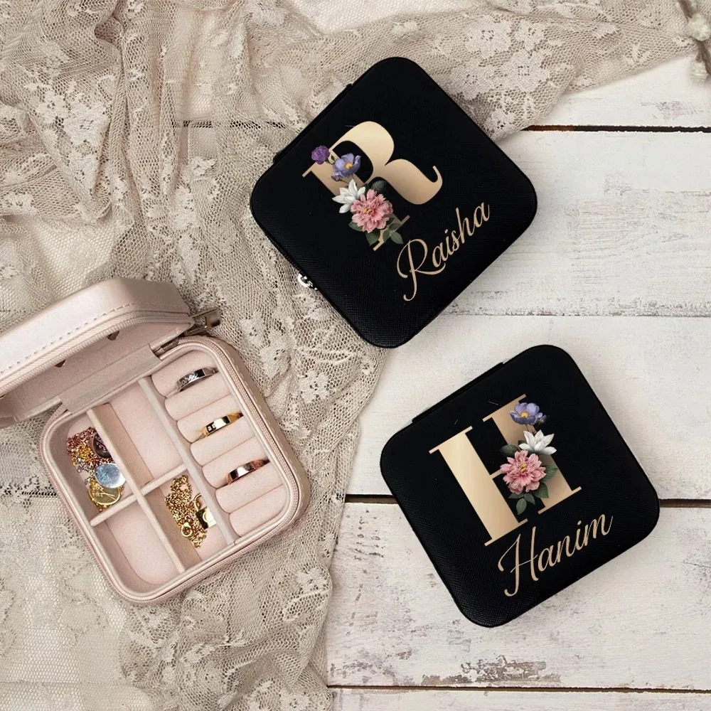 Jewelry Box Gifts for Women Travel Jewelry Case Personalized Jewelry Boxes Bridesmaid Gift Bridesmaid Proposal Bridal Party