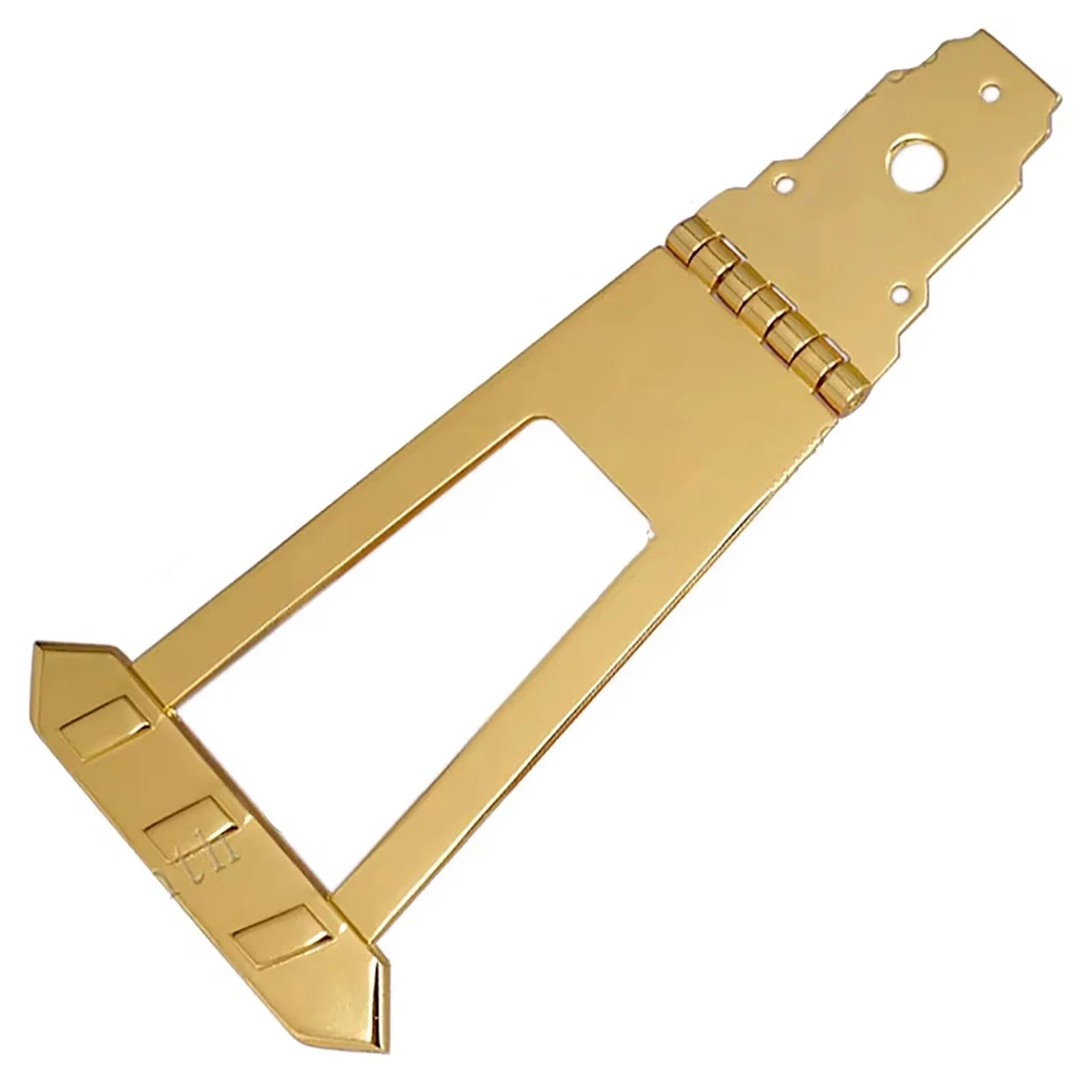 Imagem -04 - Guitarra Elétrica Trapézio Tailpiece Cordas Corpo Semi-oco Archtop Jazz Acessório Peça de Substituição