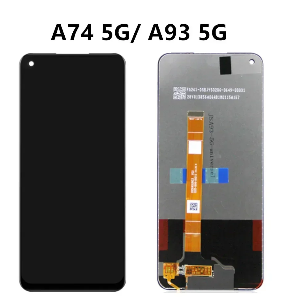 For Oppo A74 5G LCDCPH2197, CPH2263 LCD Display Touch Screen Digitizer Assembly Replacemen  For Oppo A93 5G PCGM00, PEHM0