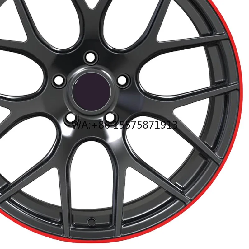 

Forged Wheel Rims With Red Edge Aluminum Y-spoke G16 Design 18 19 20 21 22 Inch