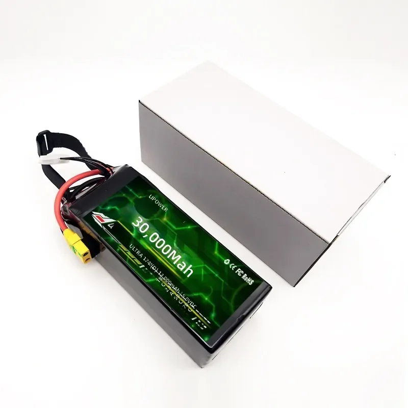 For Agricultural Unmanned Aircraft Customized High-Rate 30000mAh Lithium Battery 6S 12S 22.2V 44.4V