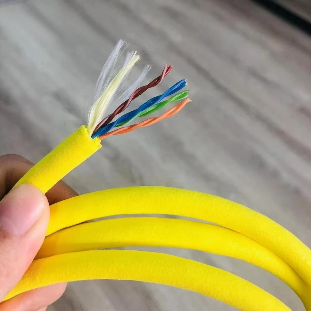 4 twisted pair 8-core strength rov floating underwater robot cable
