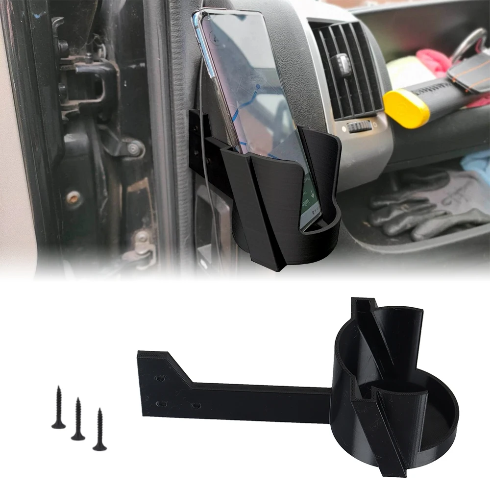 Car Cup Holder Phone Stand Left Side Installation Cup Drink Rack For Peugeot Boxer Citroen Relay Fiat Ducator Auto Organizer