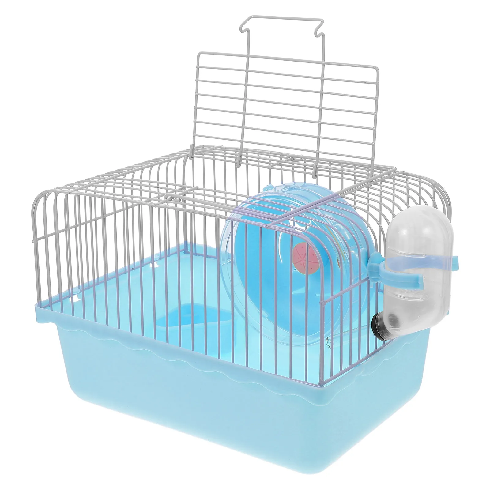 

Portable Hamster Travel Carrier Cage Large Ventilated ABS Small Animal Carrier for Hamsters Chinchillas Travel Container with