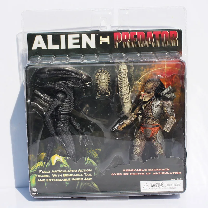 NECA Alien VS Predator Action Figure Exclusive PVC 2-Pack 20CM