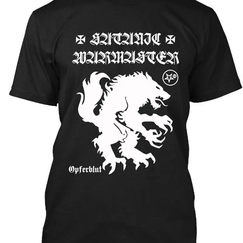 T-shirt avec Logo d'art finlandais, populaire, satanique, Warmaster Opferblut, S 4Xl