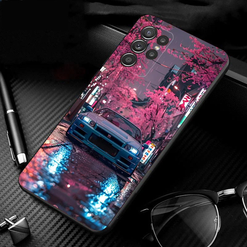 حافظة لهاتف سامسونج جالاكسي S25 S24 S23 S22 S21 Ultra S24 S23 S22 S21 S25 Plus S24 S20 FE اليابان سيارة أنيمي #3