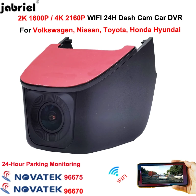 

2K 4K Car DVR Video Recorder for Toyota corolla rav4 avensis t25 yaris chr auris for Hyundai for Nissan for vw Dash Cam Camera