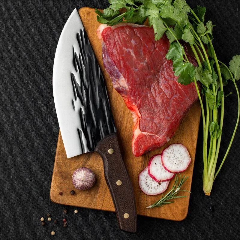 Forging knife slaughtering knife meat cutter stainless steel boning knife sharp household kitchen  4CR13 steel