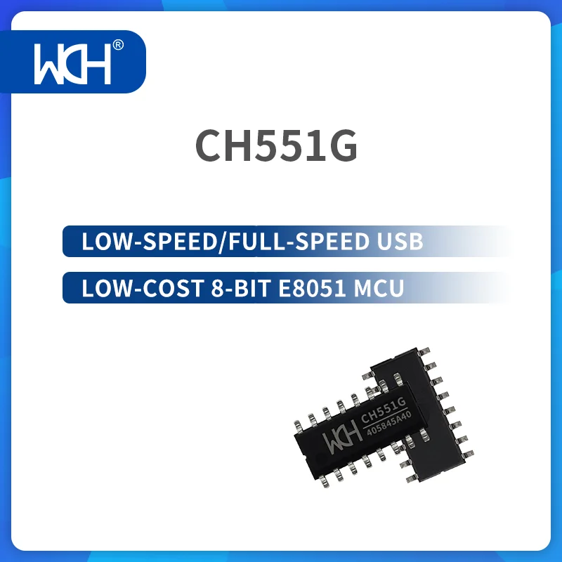 20Pcs/Lot CH552 low-speed/full-speed USB low-cost 8-bit E8051 MCU