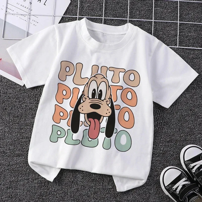 2026 MickeyMouse children's cute pattern cotton short-sleevedT-shirt,suitable for boys and girls,baby comfortable and soft top view 2