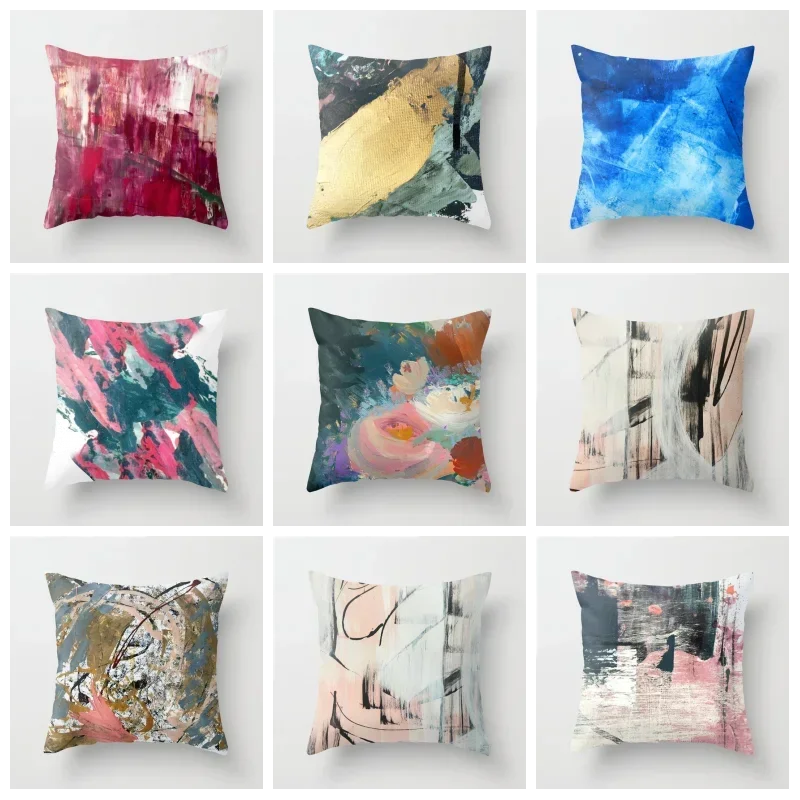 Star color and other pillow cases and figure pillow cover cushion cover sofa car cushion cover home decoration