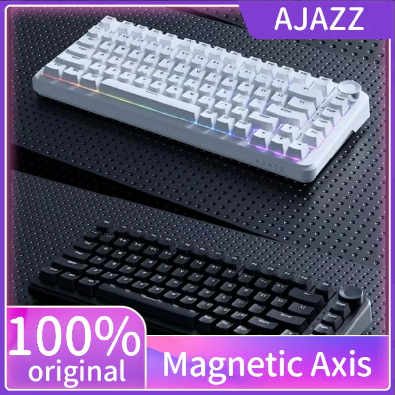 AJAZZ AK820 MAX PLUS Drie-modus magnetisch astoetsenbord Dubbel 8K 0,125 Ultra-lage latentie Full-key Hot-swappable RGB-licht