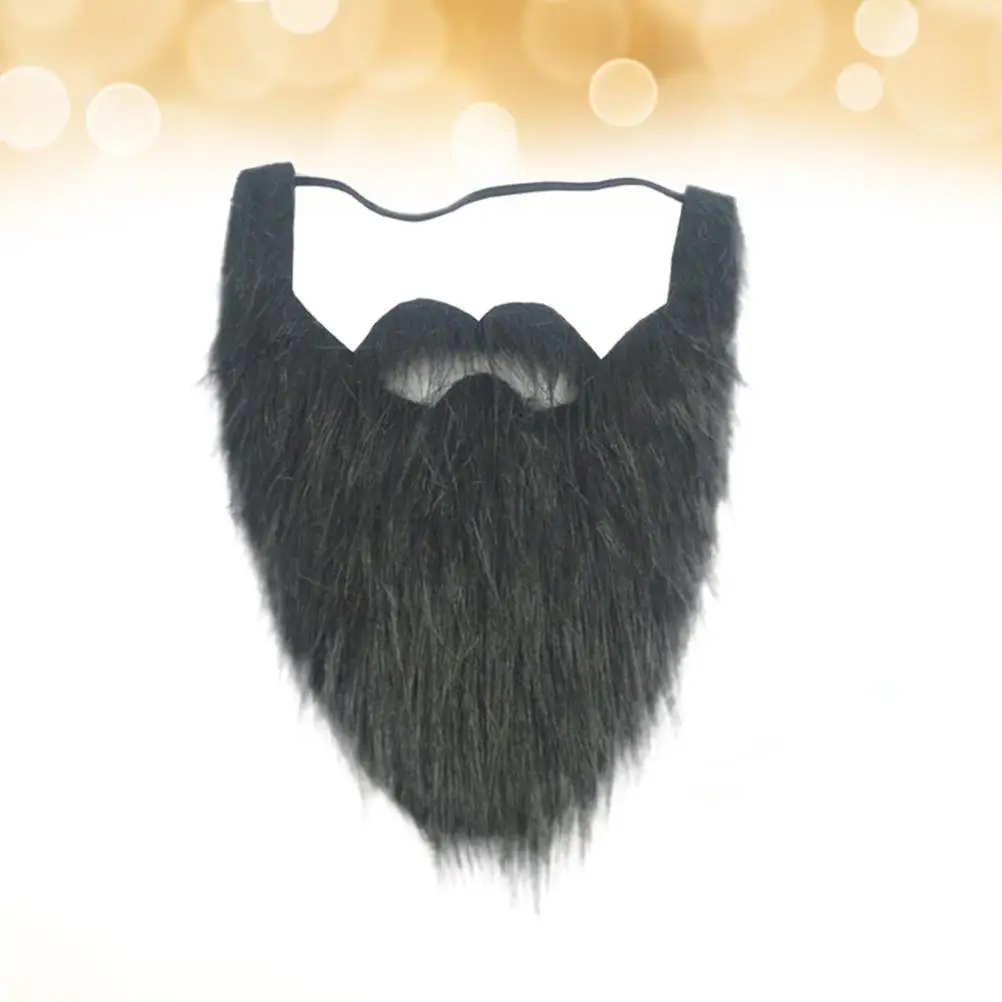 Большие реалистичные самоклеящиеся накладные бороды, имитация костюма на Хэллоуин, косплей, борода, прочная ткань, маскарад для волос на лице