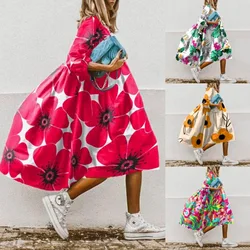 Women Loose Vintage Ruffles Befree Dress Sexy Summer Vest Tank Strap Boho Casual Holiday Party Elegant Midi Dresses