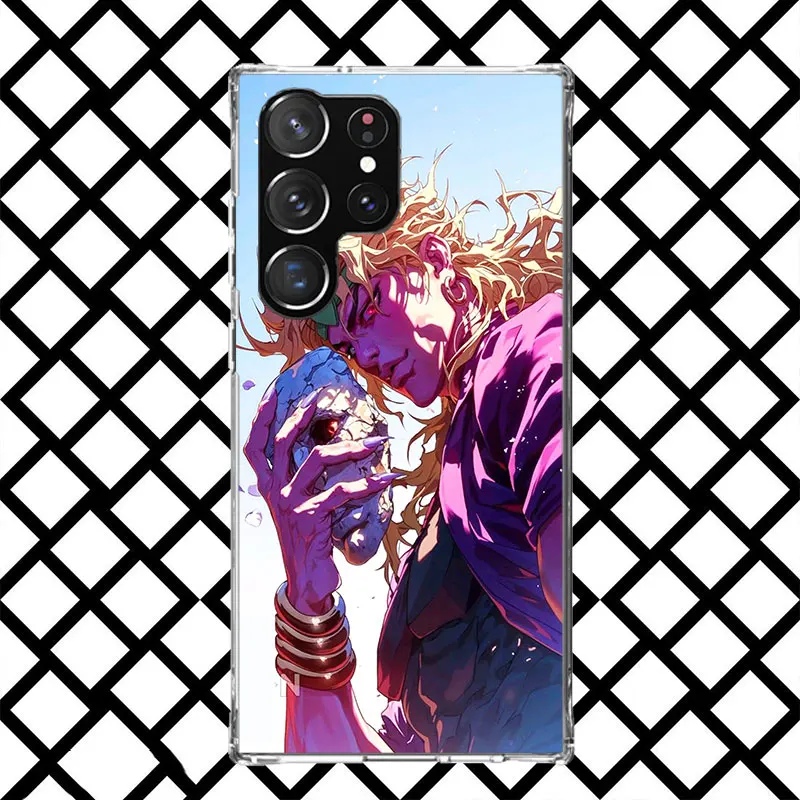 JoJo Adventure Dio Diego Brando حافظة لهاتف سامسونج جالاكسي S25 S24 S23 Plus S22 Ultra S21 S20 FE S25 Edge S10 S25U غطاء ناعم #2