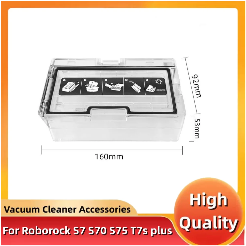 Replacement Dust box for Roborock S7 S70 S75 T7s plus T7s S7 Plus Robot Vacuum Cleaner Spare Part Dustbin Accessories