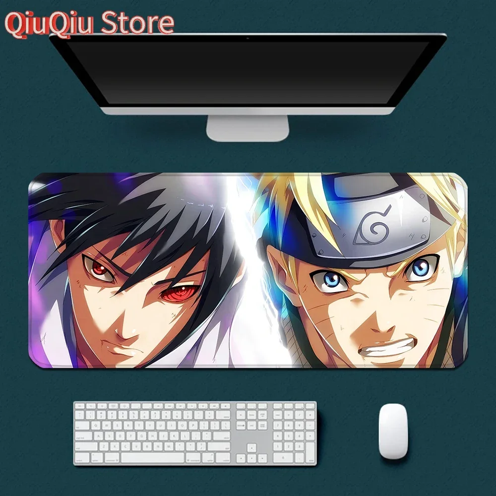 

Naruto Jiraiya Uchiha Sasuke Mousepad HD Printing Computer Gamer Locking Edge Non-slip Mouse Pad XXL90x40cm Keyboard PC Desk Pad