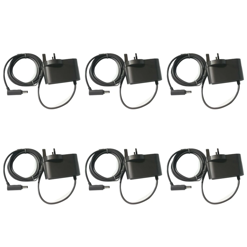 

2025-6Pcs 1.85M Cable Line Charger Adapter For DYSON Robot Vacuum Cleaner V6 V7 V8 UK Plug