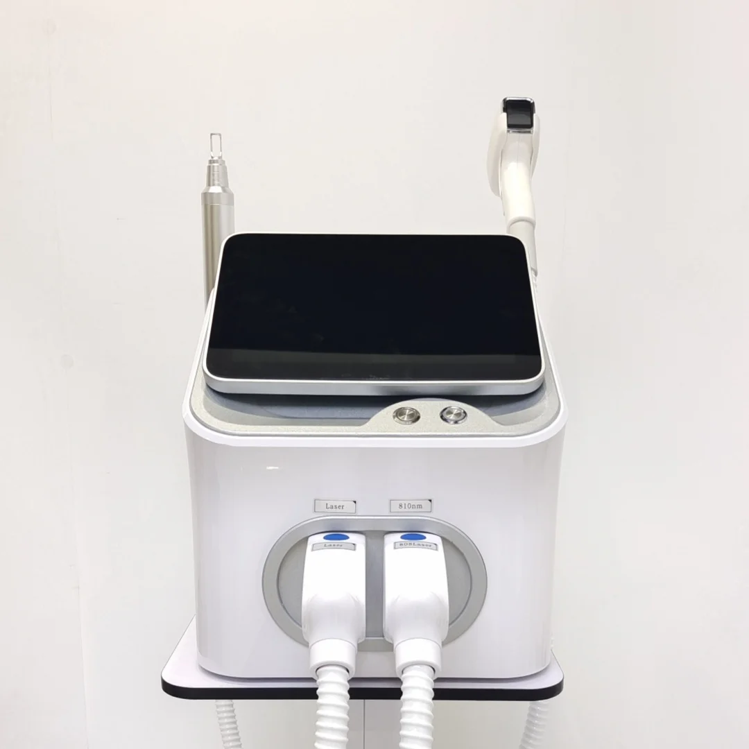 Light Speed 2 in 1 Diode Laser Nd YAG Hair Removal Machine Tattoo Removal Carbon Peel Facial Professional Beauty Salon Equipment
