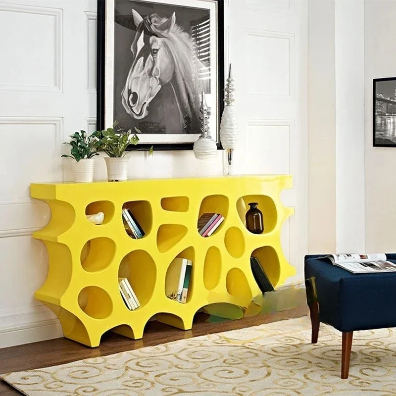 

Entrance table light luxury simple modern creative entrance cabinet, master design partition cabinet
