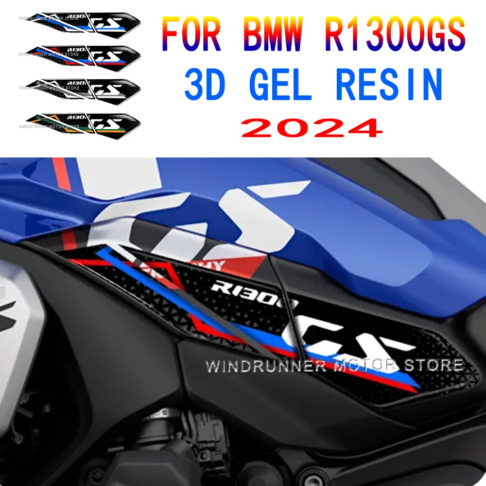 Para BMW R 1300GS 3D almohadilla de depósito para motocicleta Protector de Gel pegatina Tankpad impermeable R1300GS R 2024