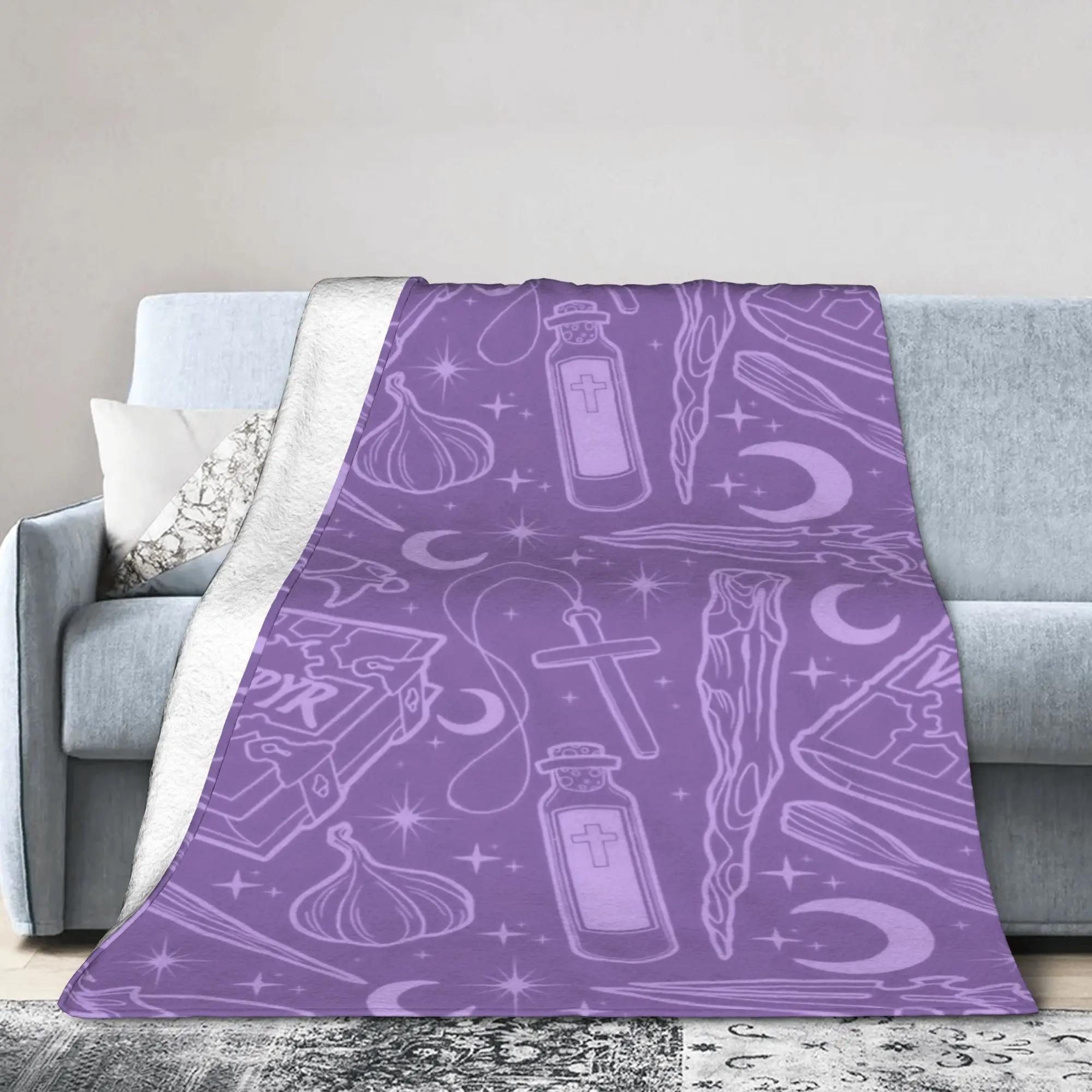 Buffy the Vampire Slayer Blankets Horror Movie Wool Funny Warm Throw Blanket for Chair Covering Sofa Summer