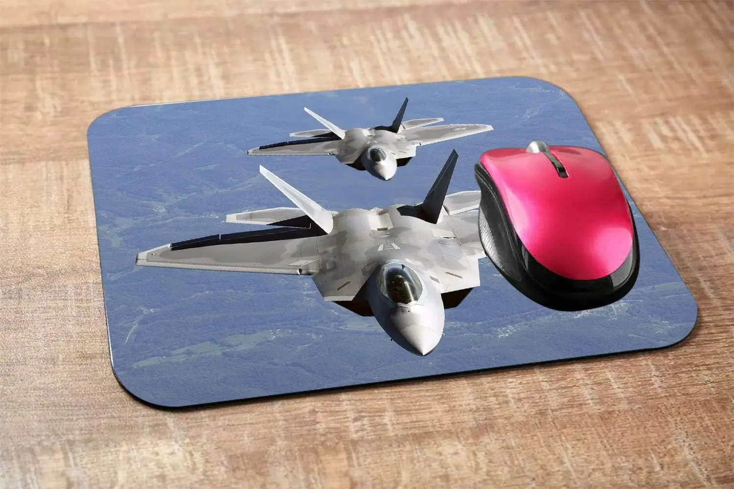 Mouse pad 1pc Rectangular mouse Army Air Force F-22 Raptor gaming mouse mat computer desk laptop office