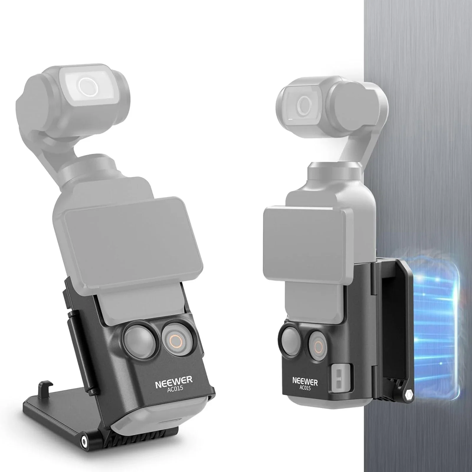 Магнитное крепление NEEWER Basics для камеры DJI Osmo Pocket 3, многофункциональный кронштейн адаптера расширения для Pocket 3, ручка для аккумулятора Магнитное крепление NEEWER Basics для камеры DJI Osmo Pocket 3, многофункциональный кронштейн адаптера расширения для Pocket 3, ручка для аккумулятора