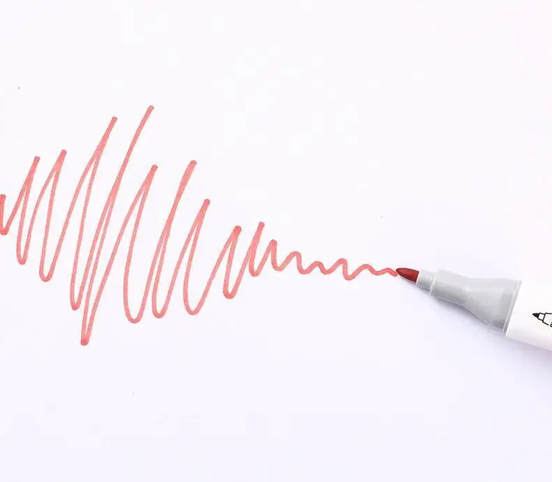 1-teilige Lytwtw's Markierungsstifte, Doppelkopf-Pinsel, Zeichnung, Textmarker, ästhetisch, professionell, Manga, Schule, Kunstbedarf, Schreibwaren – Detail 5