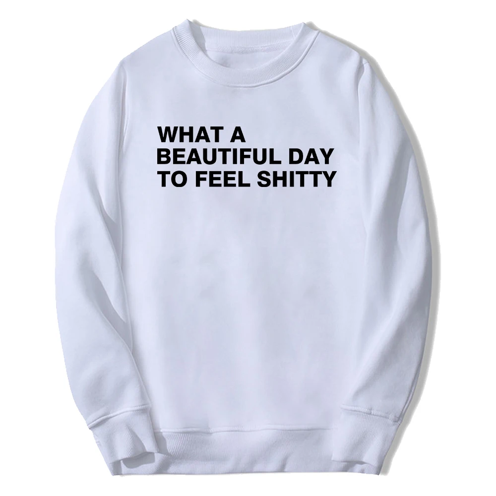 GF لورين سبنسر سميث يا ألبوم يوم جميل ميرش Crewneck كم طويل ملابس الشارع الشهير الرجال النساء البلوز بلوزات