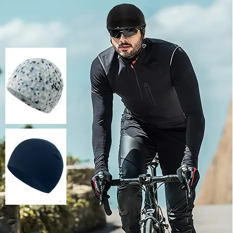 Czapki typu beanie na słońce, szybkoschnąca czapka pod kask rowerowy, sportowa czapka antypotna, czapka motocyklowa, czapka rowerowa, unisexowa czapka wewnętrzna