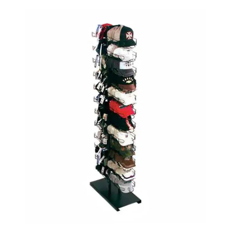 custom.Hot selling retail garment shop metal display rack baseball hat