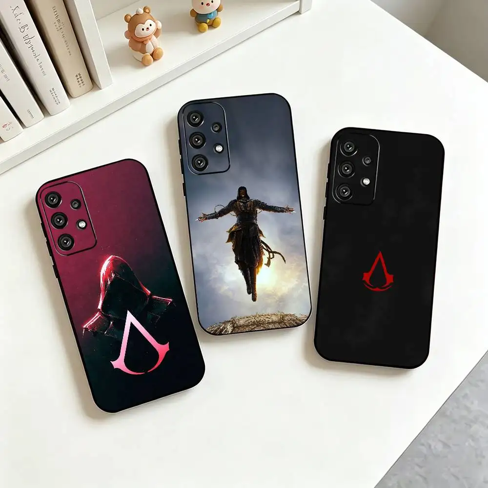 A-Assassin’s Creed Shadows Print  Phone Case For Samsung S25,S24,S21,S22,S23,S30,Ultra,S20,Plus,Fe,Lite,Note,10,Black Cover