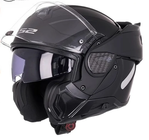 Ls2 Ff910 Fibra De Carbono Advant Flip Up Modular