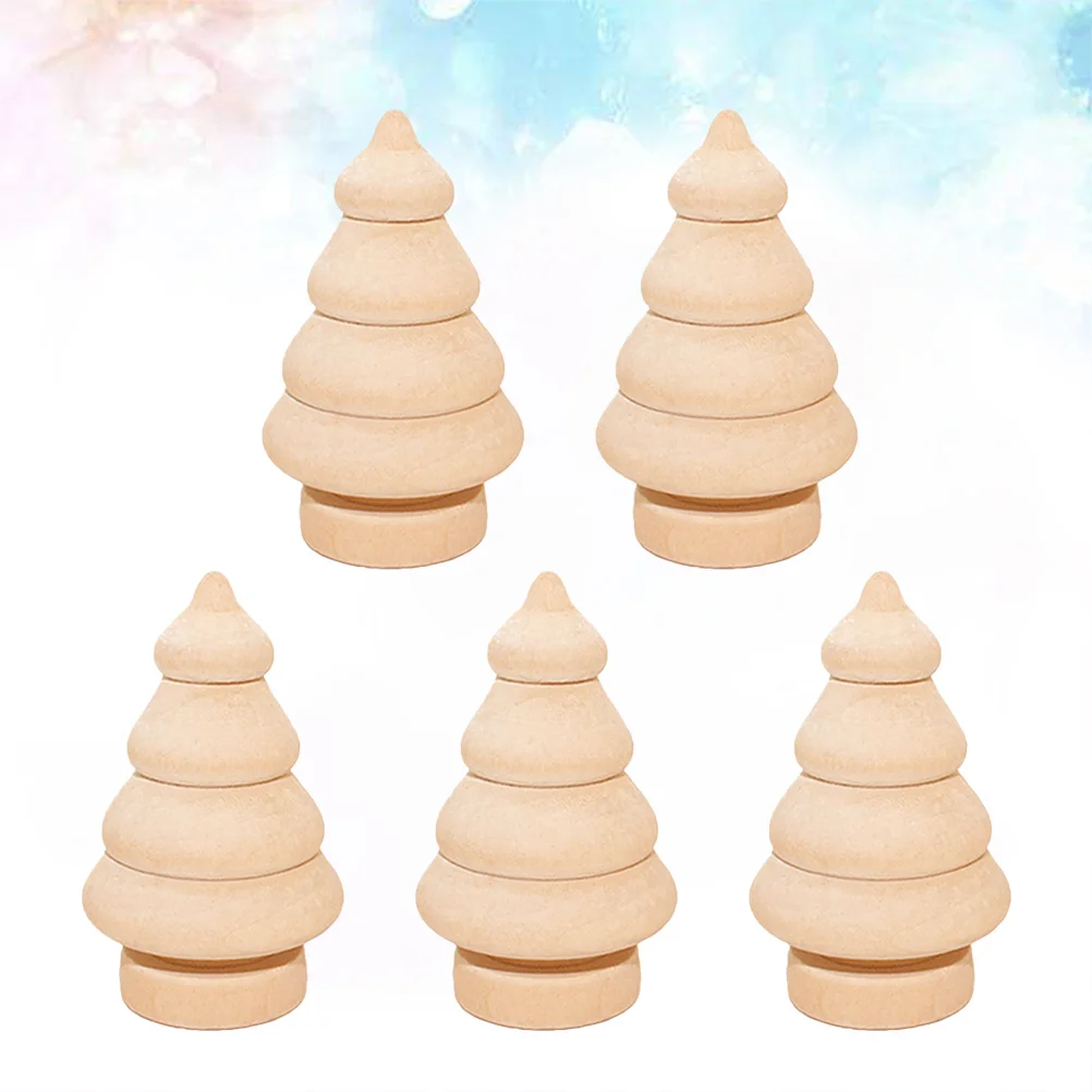 

20Pcs Wooden Christmas Tree Decorations Durable Eco-Friendly Novelty Ornaments for Home Office Store Party Festive