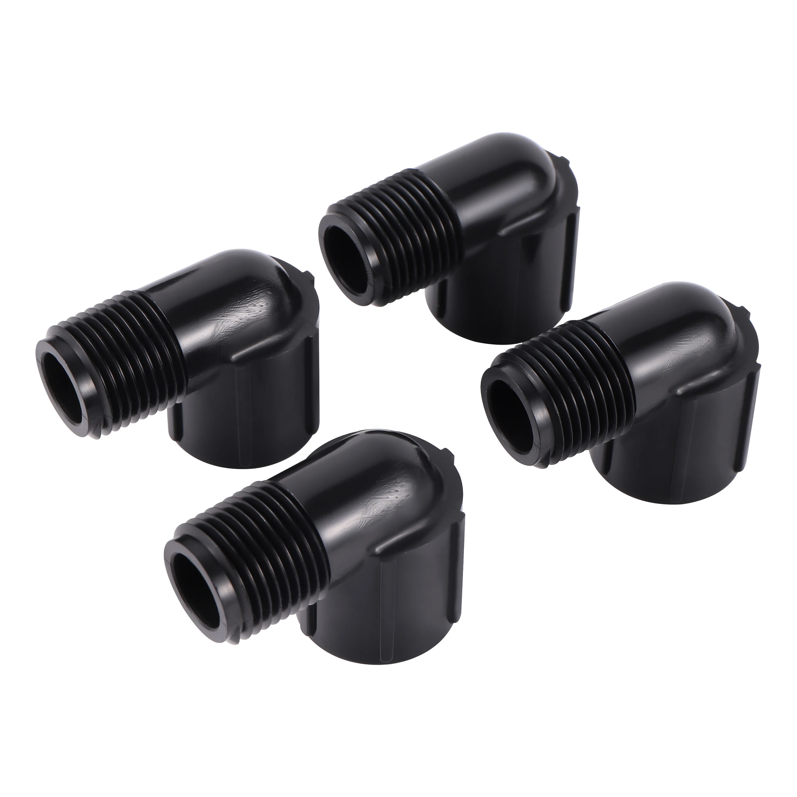

5Pcs Garden Water Fittings 1/2" Female*1/2" Male Thread Elbow Connector Pop-up Sprinkler Joint Lawn Flower Irrigation Fitting