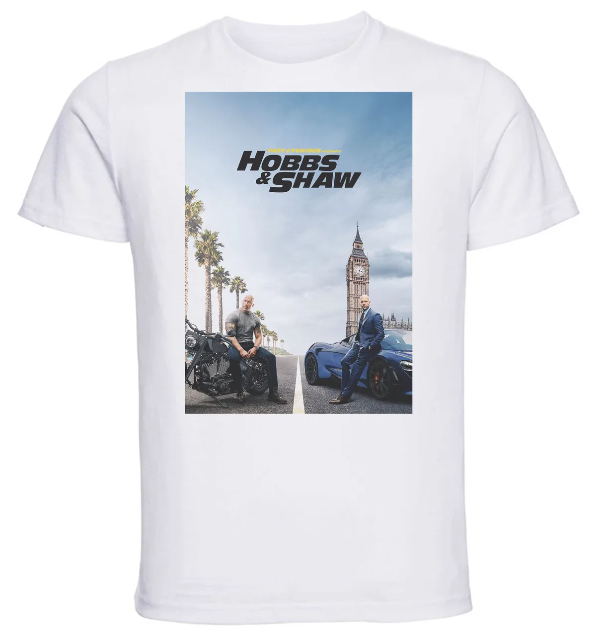 

T-shirt Unisex - White - Hobbs & Shaw