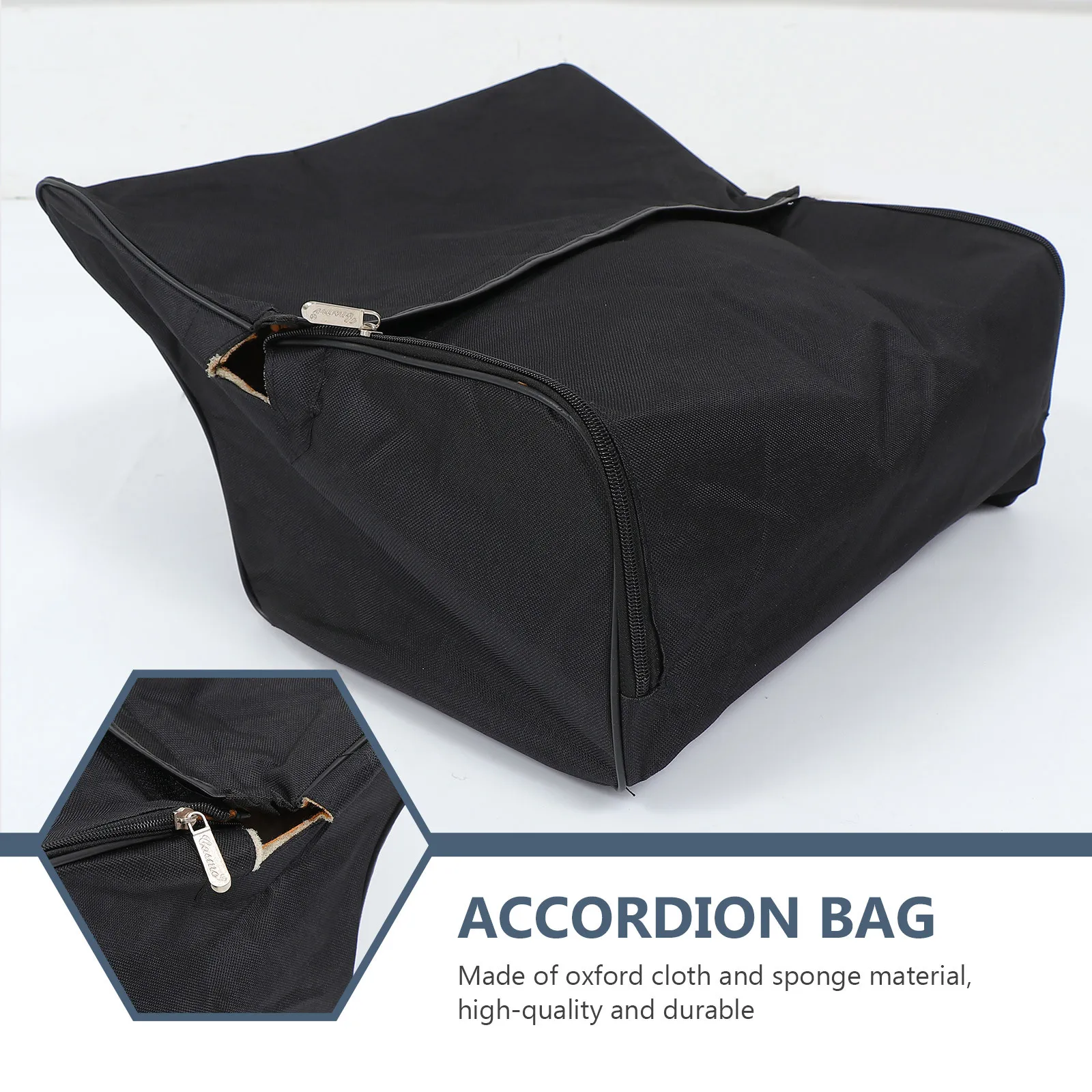 

Accordion Bag Black Adjustable Shoulder Strap Storage Case For Musical Instrument Portable Bag Oxford Cloth Accordion