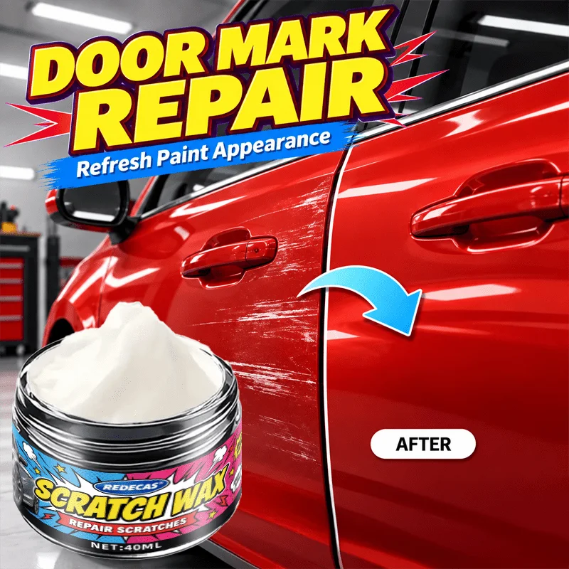 Portable Car Scratch Repair Wax, Universal Polish for All Car Colors, Fast Repair Fine Scratches, Restore & Protect Paint Finish