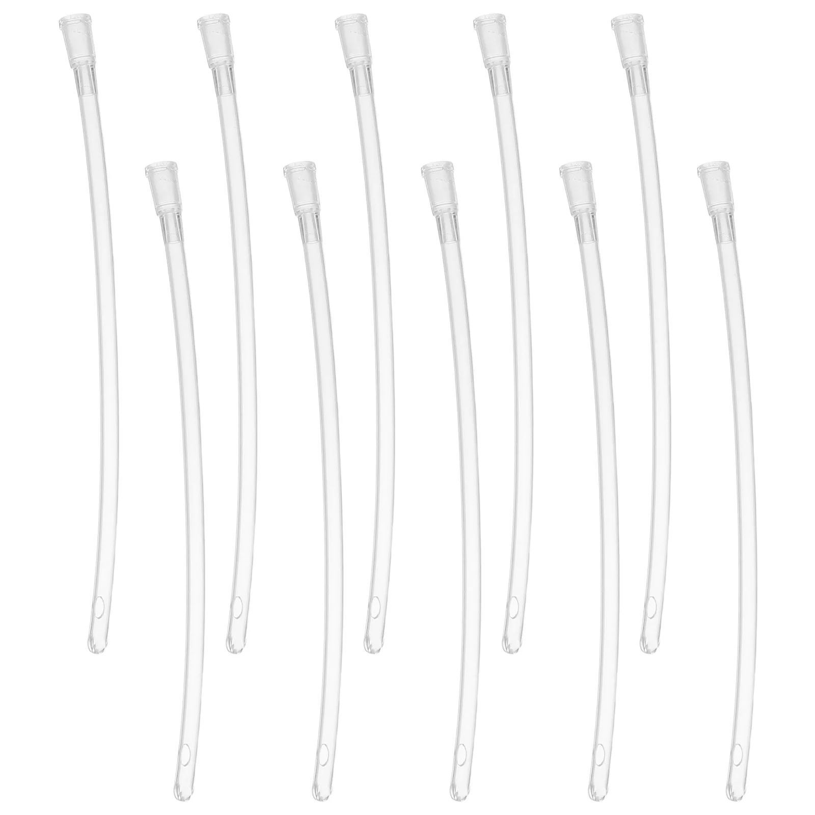 

10Pcs Clear Parrot Hand Feeder Soft Tubes Transparent Bird Food Feeding Tubes for Pet Breeders Feeder Feed Tube