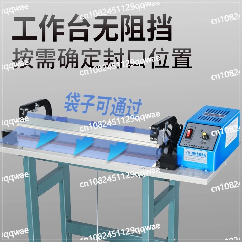 

600Mm SF-600 Commercial Packaging Machine Foot Pedal Plastic Bag Heat Sealing Machine Durable Floor Type