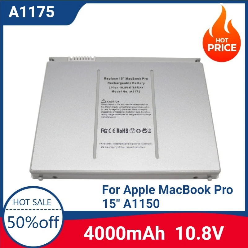 

High-quality Laptop Battery for Apple MacBook Pro 15" A1150 A1260 A1226 A1211 MA600 MA601 MA609 MA463 MA464 A1175 MA348 MA610