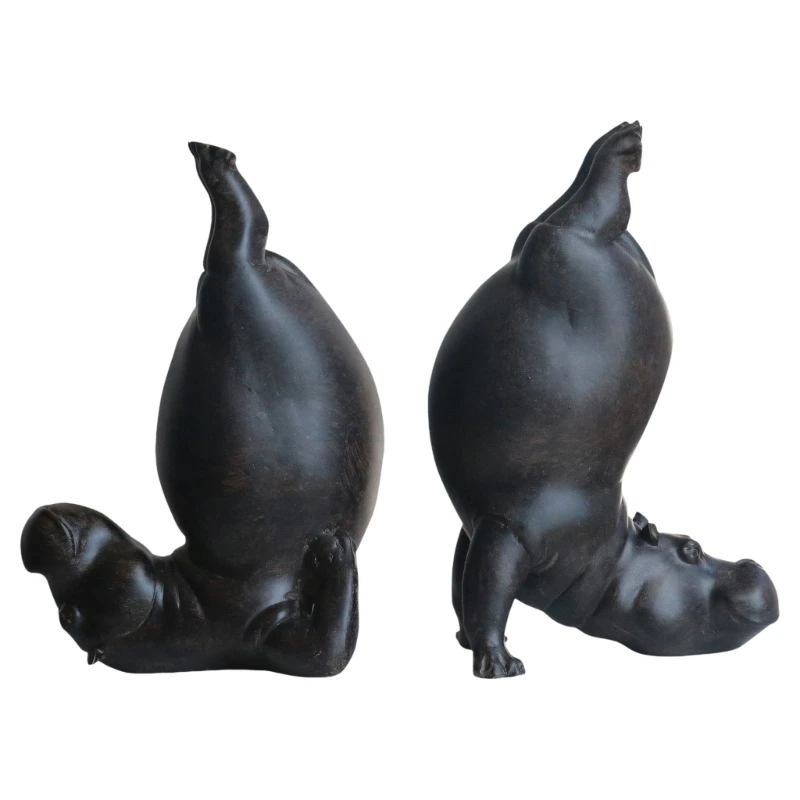 Elegant Bookends Resin Bookshelfs for Displaying Books Decors, Music Sheets, Books Stand for Display, Book Display Stand H8WD