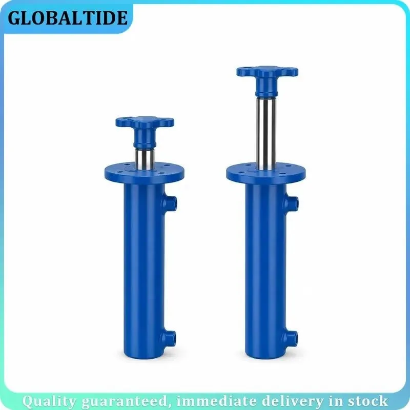 5 Tons Flange Bidirectional Hydraulic Cylinder Electric Small Press Lift Baler Compact High Density Industrial Equipment