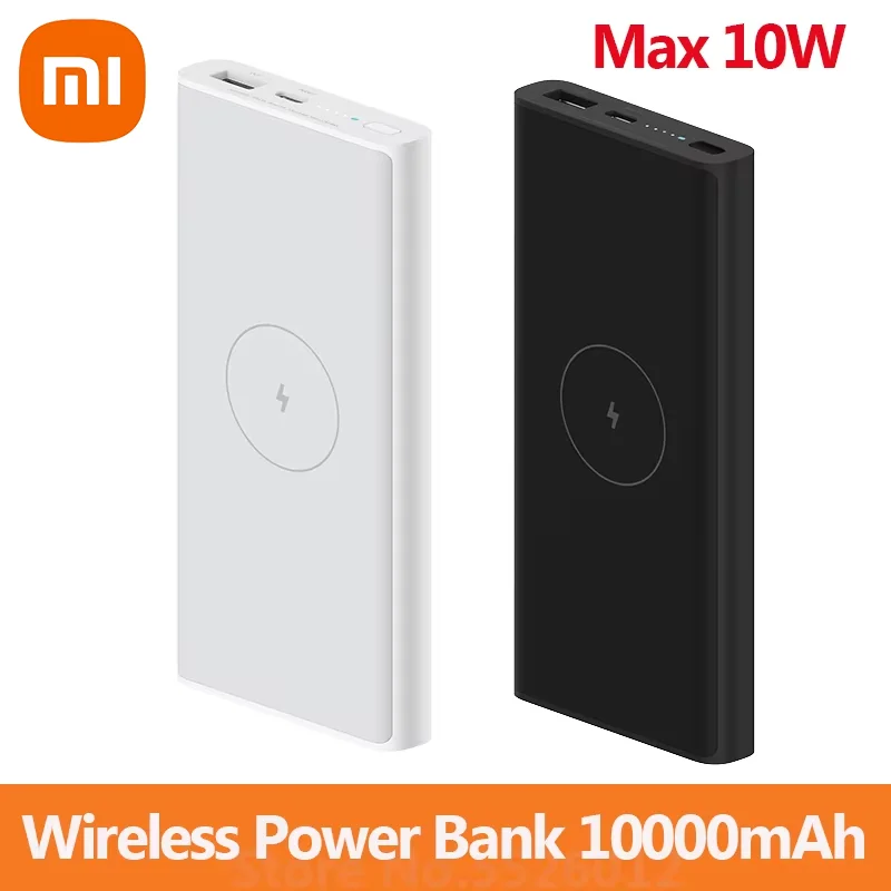 

Xiaomi Wireless Power Bank 10000mAh WPB15PDZM USB C PD 22.5W Mi Powerbank 10000 10W Qi Wireless Xiaomi Charger for iPhone