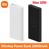 Xiaomi Wireless Power Bank 10000mAh WPB15PDZM USB C PD 22.5W Mi Powerbank 10000 10W Qi Wireless Xiaomi Charger for iPhone