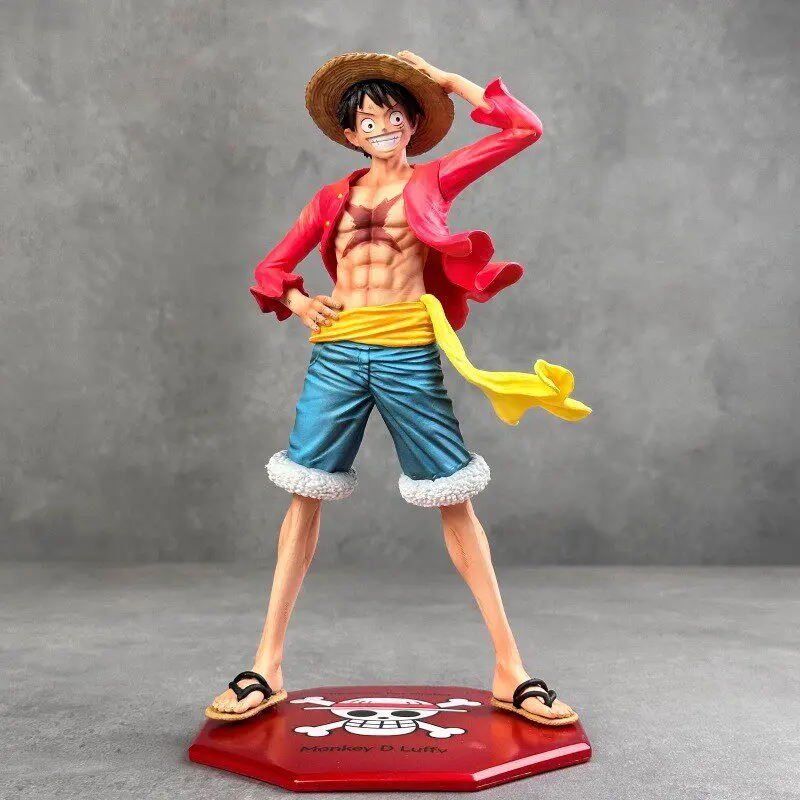 Der Anime-Tisch des Piratenkönigs Strohhut-Truppens ist mit einer Box ausgestattet, in der man Figuren von Lufei aufstellen kann. Handbetriebene Animationsfigur.